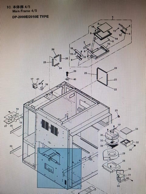 Πίνακας ανταλλακτικών 287071200 Konica Minilab χρησιμοποιούμενος προμηθευτής