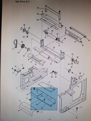 Πίνακας ανταλλακτικών 287071200 Konica Minilab χρησιμοποιούμενος προμηθευτής