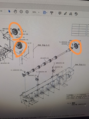 Βελτιωμένα μέρη για το εργαλείο Noritsu QSS29 Minilab A053917-01 + B014584-01 + A093909 προμηθευτής