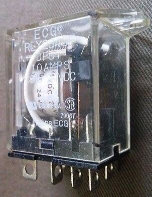 Ο ΗΛΕΚΤΡΟΝΌΜΟΣ RLY2343F DPDT 10AMPS ECG ΚΟΥΛΟΥΡΙΆΖΕΙ 24 VDC NORITSU MINILAB προμηθευτής