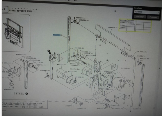 Noritsu QSS 3501 ΖΏΝΗ H016956 H016956-00 ανταλλακτικών Minilab για Photolab προμηθευτής