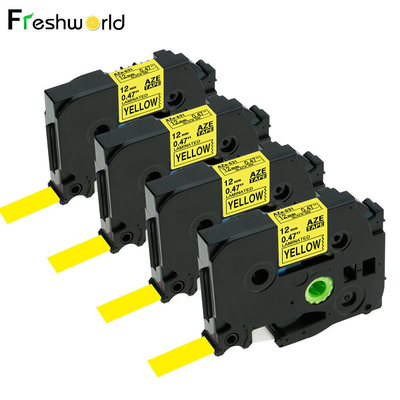 4PK TZe-631 TZ631 συμβατό με την ταινία 12mm ετικετών αφής αδελφών Π κίτρινο PT-H100 προμηθευτής