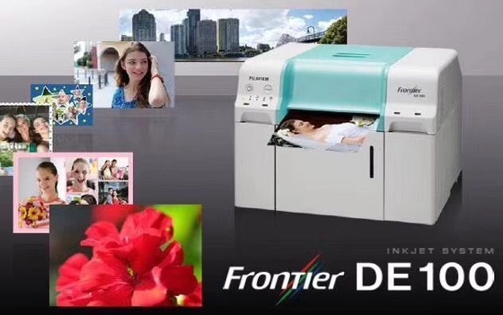 fujifilm ξηρός Inkjet εκτυπωτών συνοριακών S DE100 Inkjet φωτογραφιών συνοριακός DE100 εκτυπωτής fuji εκτυπωτών fuji DE100 προμηθευτής