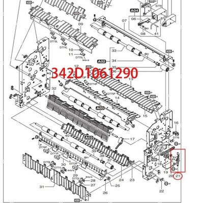 Υποστήριγμα 342D1061290 συνοριακών FUJI550/570 Minilab ανταλλακτικών προμηθευτής