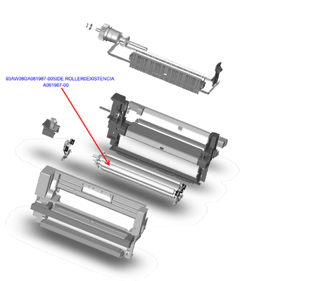 Κύλινδρος Noritsu QSS3501 A081987 minilab που κατασκευάζεται στην Κίνα προμηθευτής
